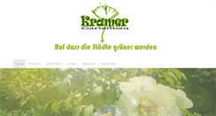 Desktop Screenshot of kramer-gartenbau.de